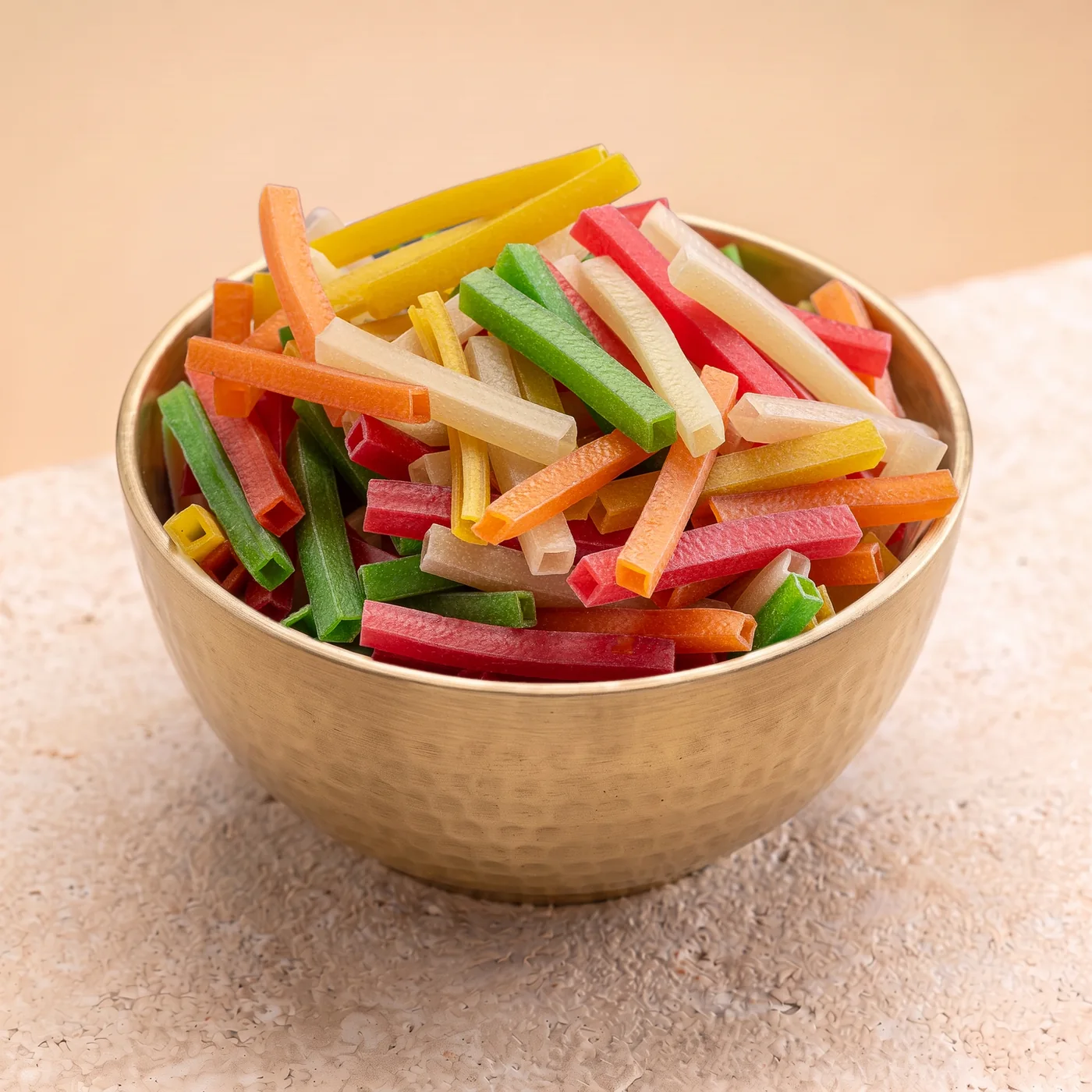 Square Pipe by Suvidha Papad, in the bowl